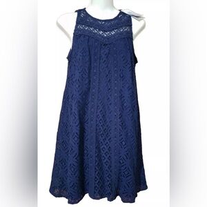 Jolt dark blue lace dress size XS extra small